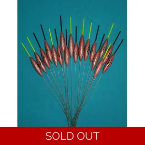 'MATCH RANGE' CLEARANCE x 18 Pole Floats (SRG003)